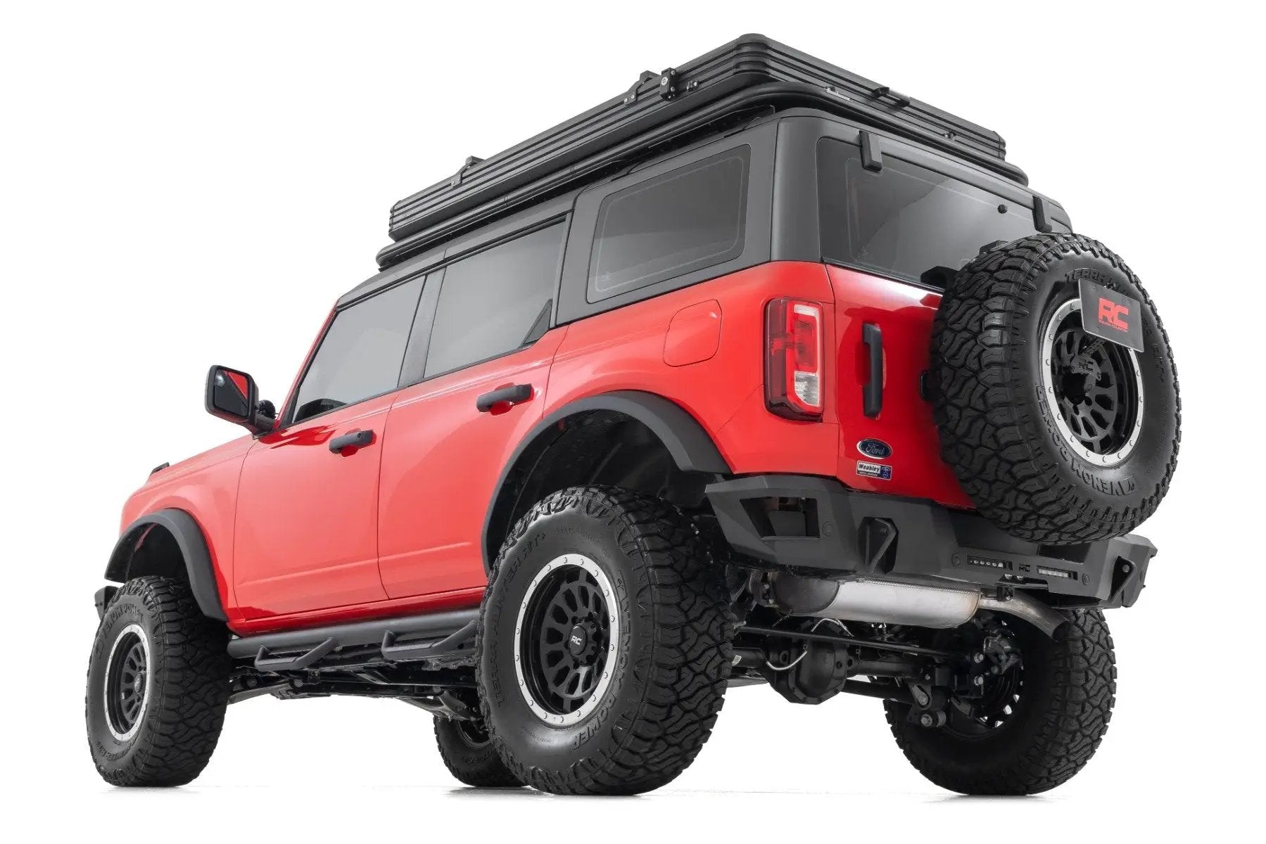 Rough Country Nerf Steps | Wheel to Wheel | 4 Door | Ford Bronco 4WD (2021-2025) by Rough Country