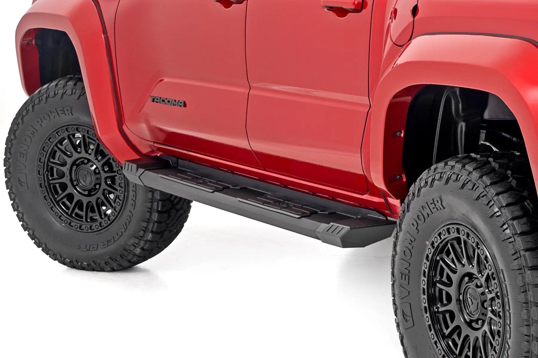 Rough Country HD2 Aluminum Running Boards | Double Cab | Toyota Tacoma 2WD/4WD (2024-2025) by Rough Country