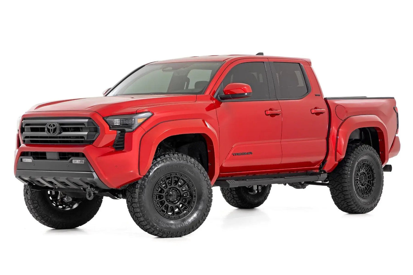 Rough Country HD2 Aluminum Running Boards | Double Cab | Toyota Tacoma 2WD/4WD (2024-2025) by Rough Country