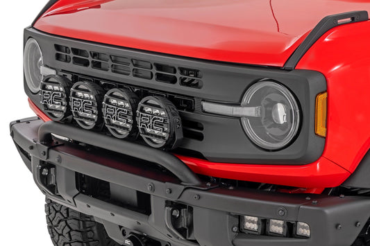 Rough Country DRL Halo LED Headlights | DOT Approved | Ford Bronco 4WD (2021-2025)