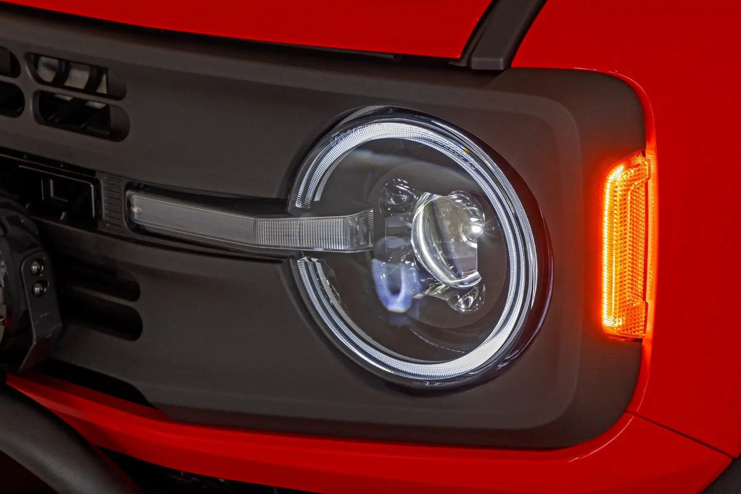 Rough Country DRL Halo LED Headlights | DOT Approved | Ford Bronco 4WD (2021-2025) by Rough Country