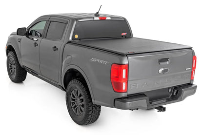 Rough Country Soft Roll Up Bed Cover | 5' Bed | Ford Ranger 2WD/4WD (2019-2023) by Rough Country