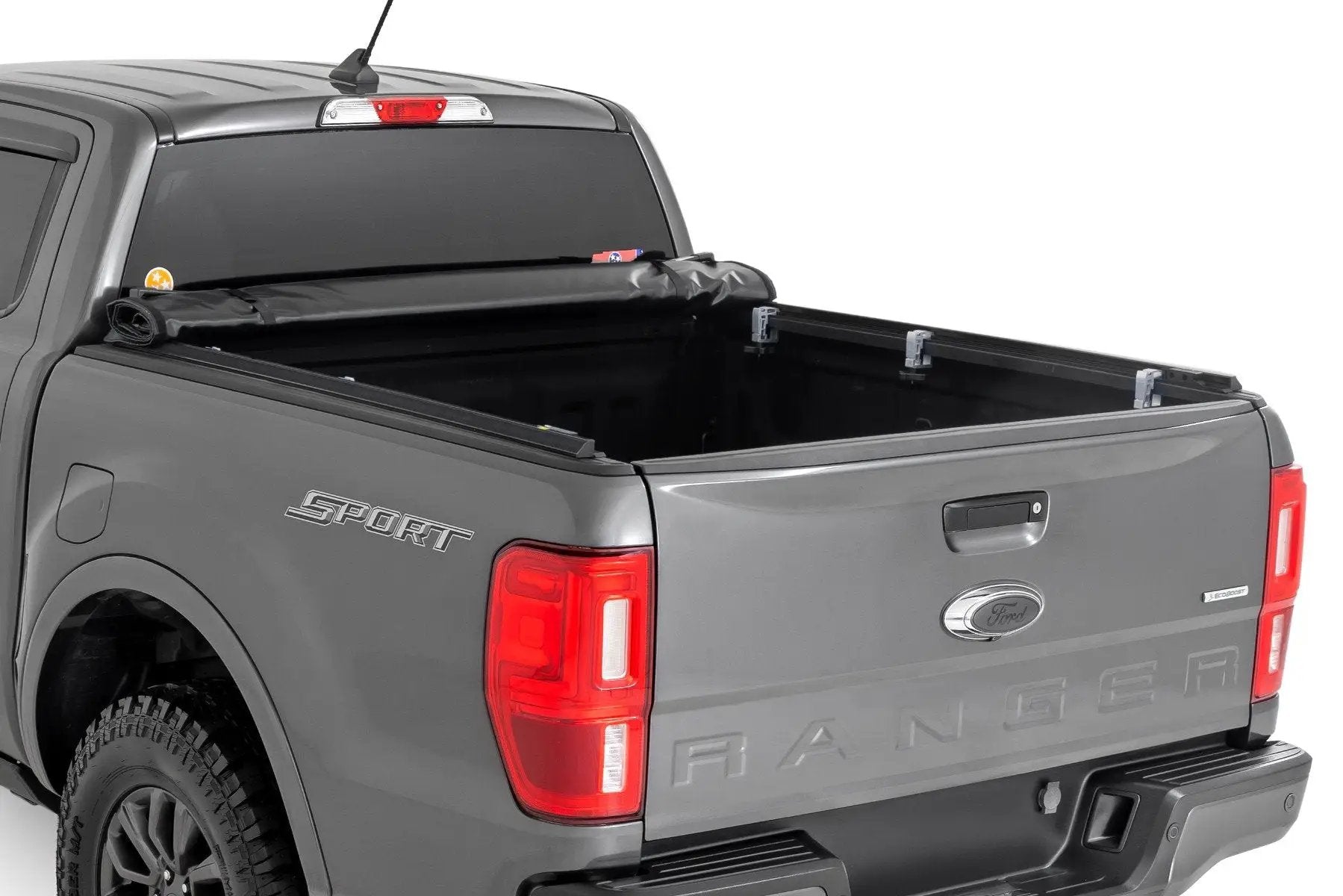 Rough Country Soft Roll Up Bed Cover | 5' Bed | Ford Ranger 2WD/4WD (2019-2023) by Rough Country