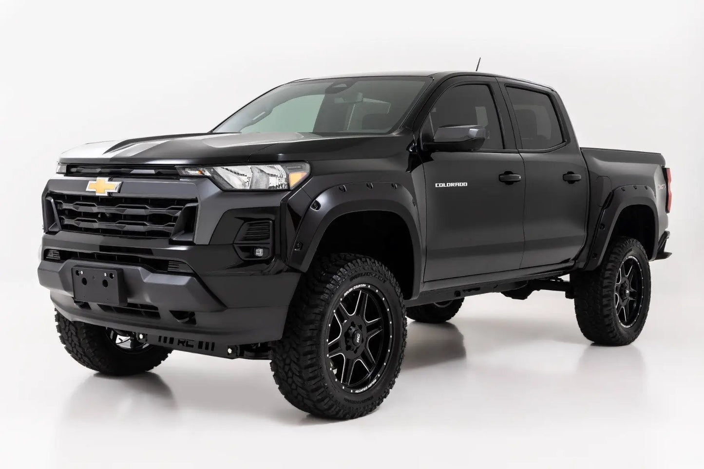 Rough Country Pocket Fender Flares | GAZ Summit White | Chevy Colorado 2WD/4WD (2023-2026) by Rough Country