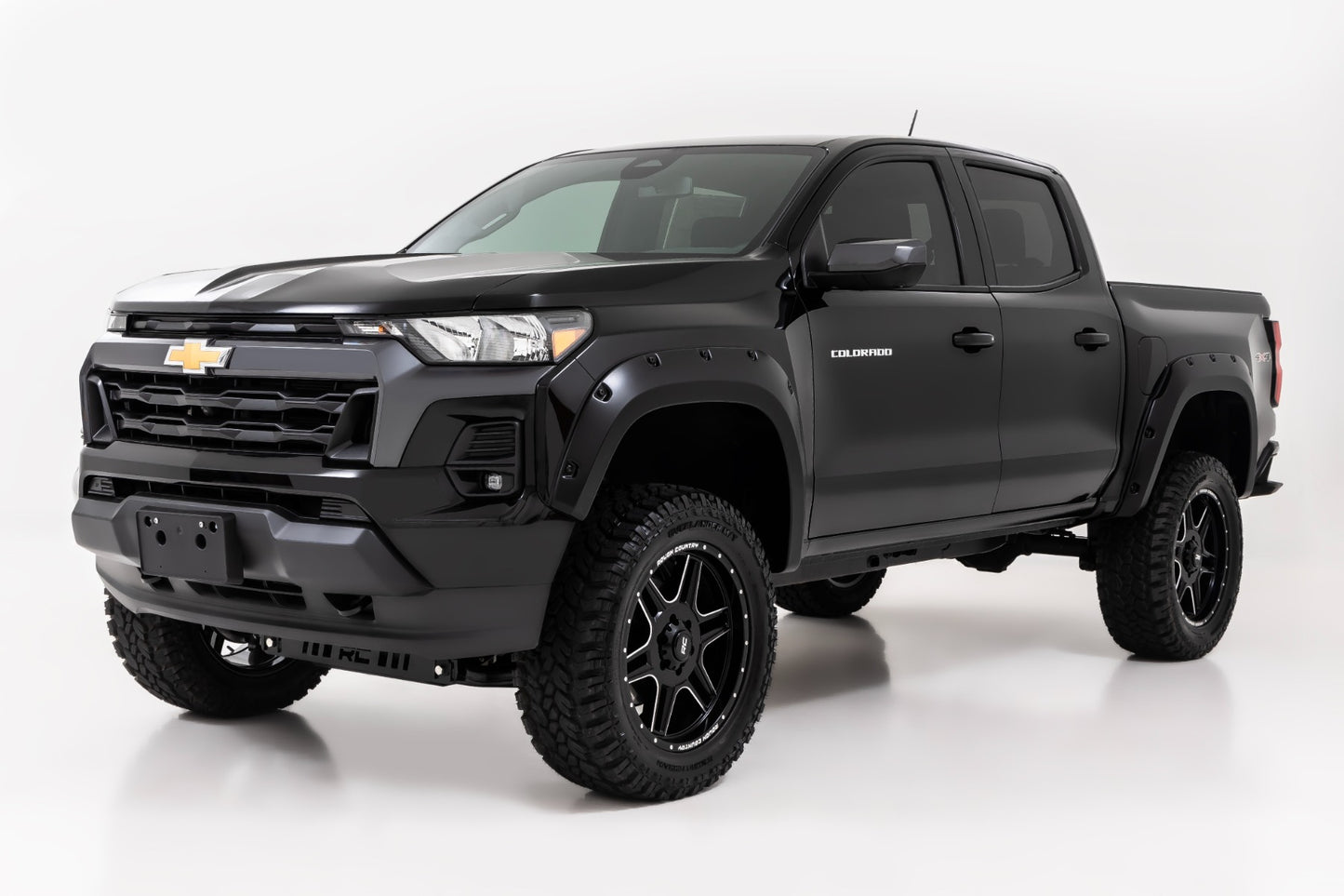Rough Country Pocket Fender Flares | GNT Radiant Red | Chevy Colorado 2WD/4WD (2023-2026)