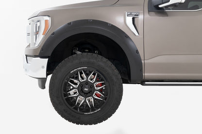 Rough Country Pocket Fender Flares | DB Shelter Green | Ford F-150 2WD/4WD (2021-2025)