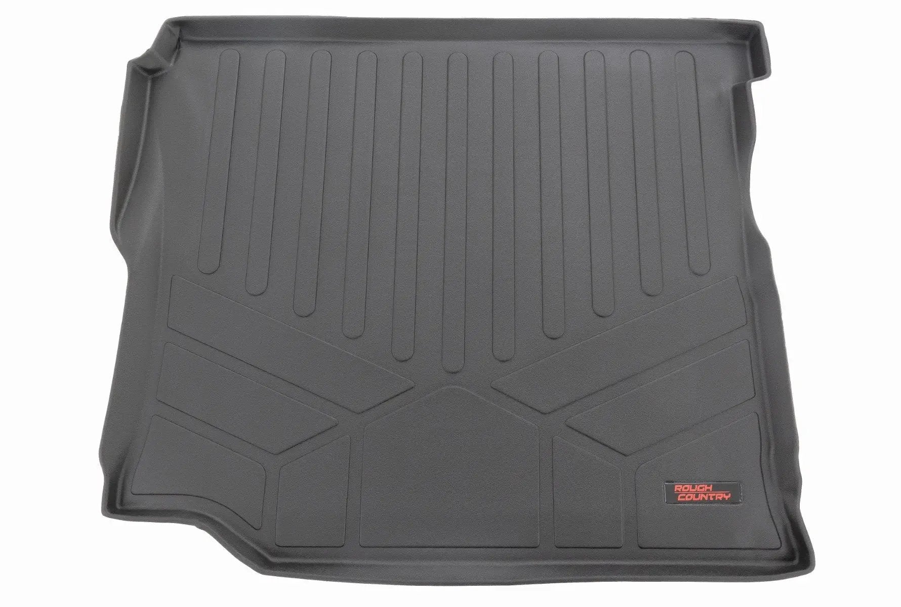 Rough Country Rear Cargo Mat | W/ Sub | Jeep Wrangler Unlimited 4WD (2018-2026) by Rough Country