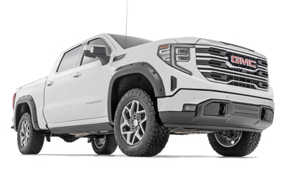 Rough Country Pocket Fender Flares | G7C Cardinal Red | GMC Sierra 1500 2WD/4WD (2019-2026)