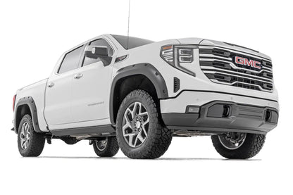 Rough Country Pocket Fender Flares | GLT Dynamic Blue | GMC Sierra 1500 2WD/4WD (2019-2026) by Rough Country