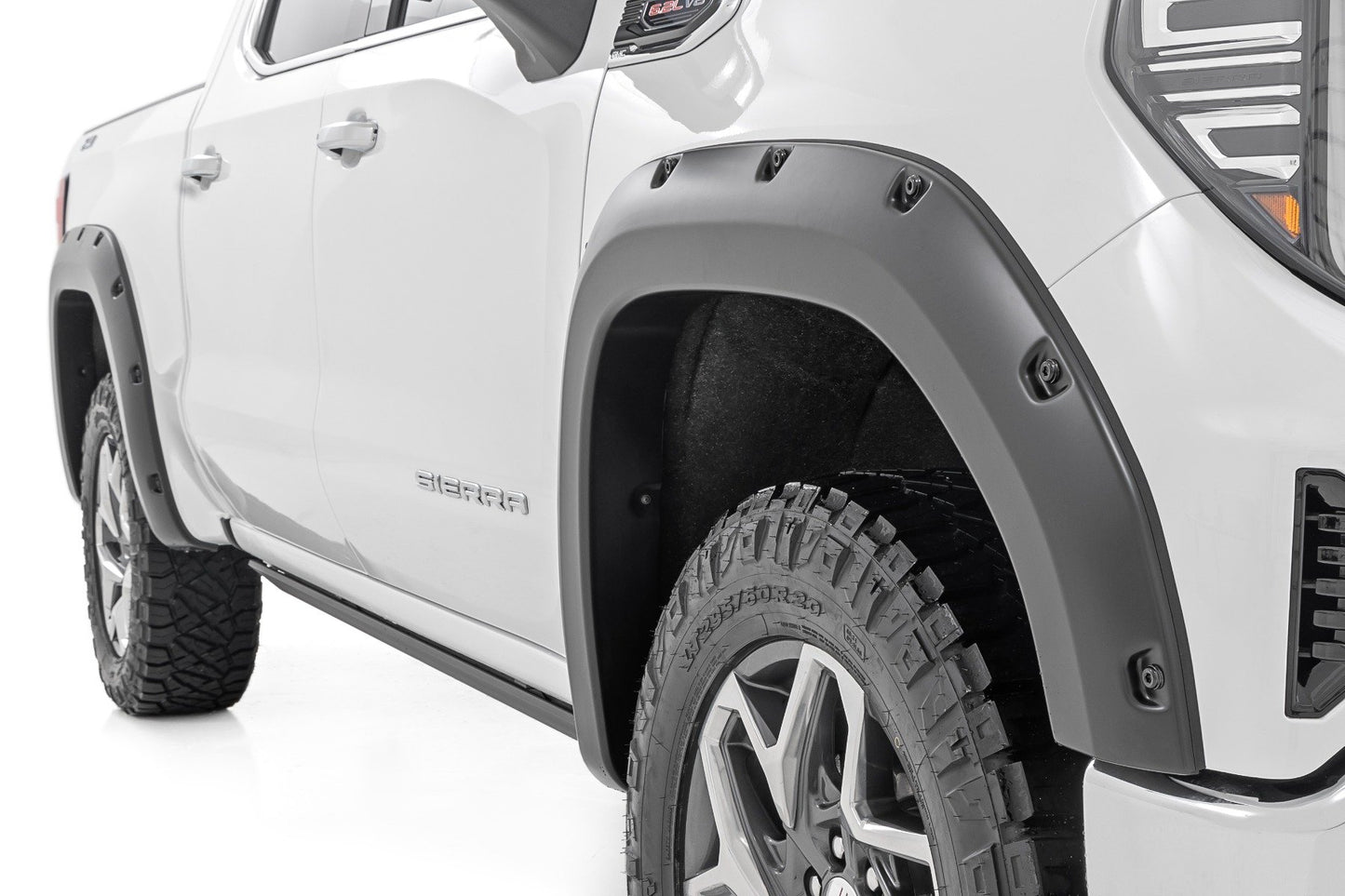 Rough Country Pocket Fender Flares | G7C Cardinal Red | GMC Sierra 1500 2WD/4WD (2019-2026)