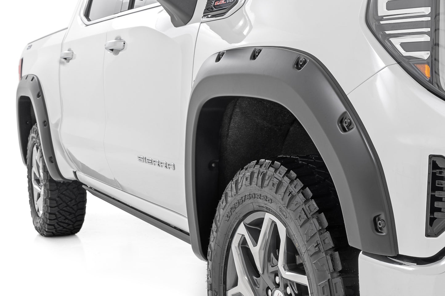 Расширители арок Pocket Fender Flares | G9K Satin Steel | GMC Sierra 1500 2WD/4WD (2019-2026)