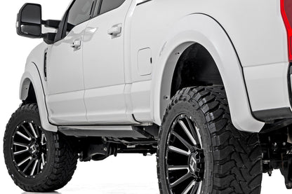 Rough Country Fender Flares | Sport | M7 Carbonized Gray | Ford F-250/F-350 Super Duty (17-22)