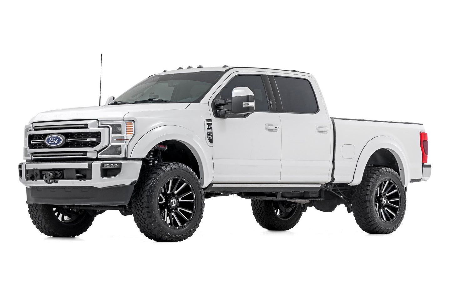 Rough Country Fender Flares | Sport | M7 Carbonized Gray | Ford F-250/F-350 Super Duty (17-22)