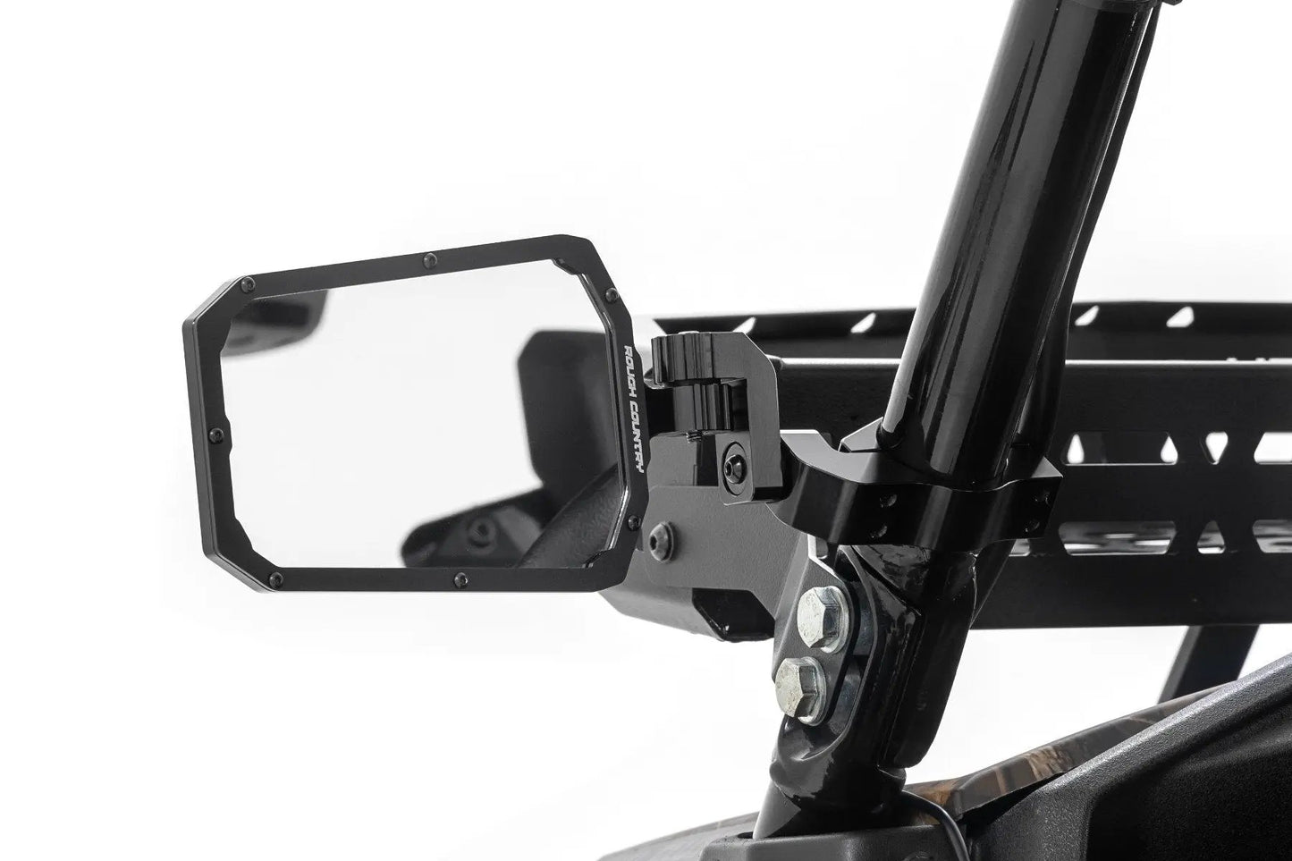 Rough Country UTV Aluminum Side View Mirrors | Horizontal by Rough Country