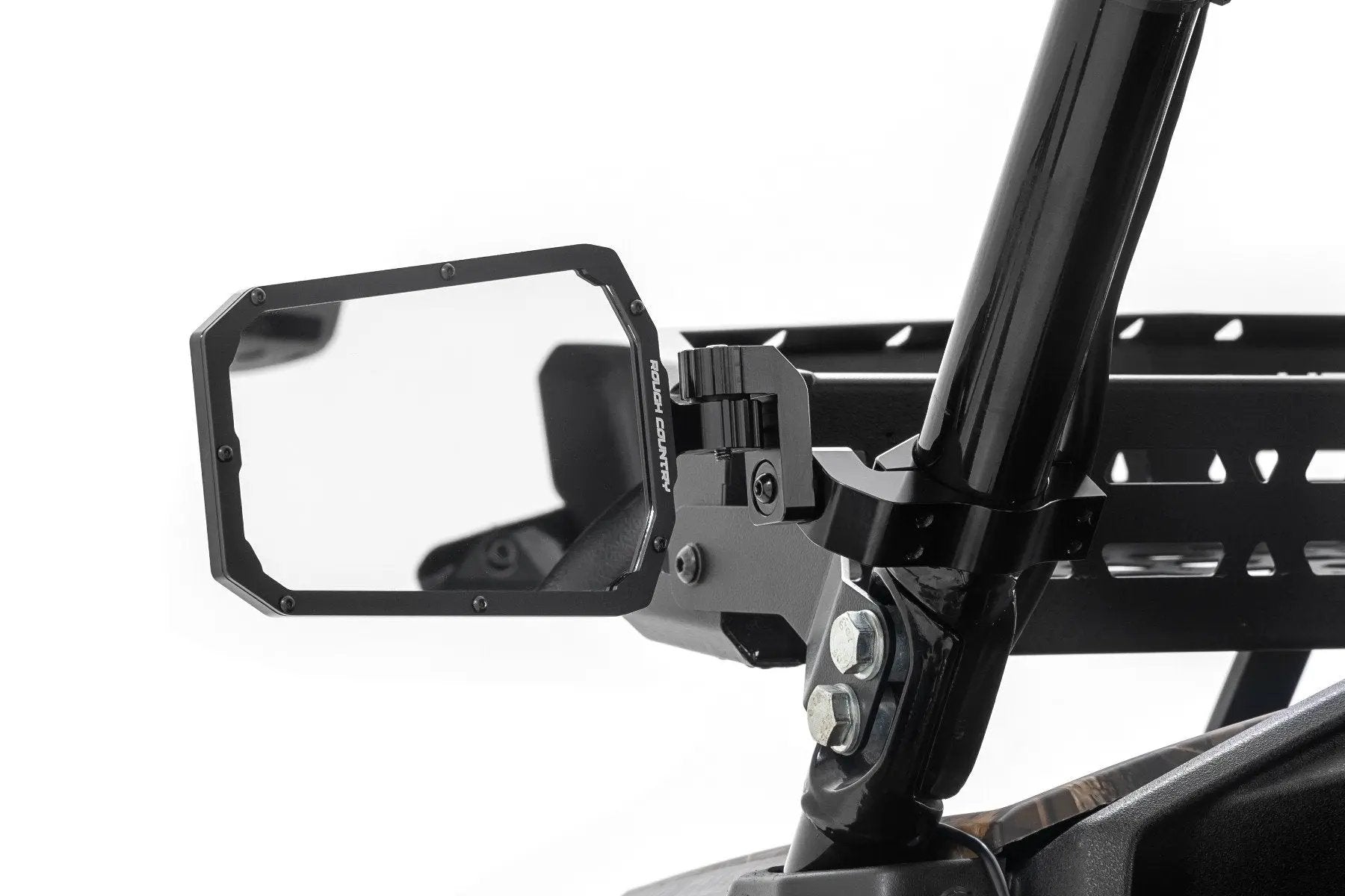 Rough Country UTV Aluminum Side View Mirrors | Horizontal by Rough Country