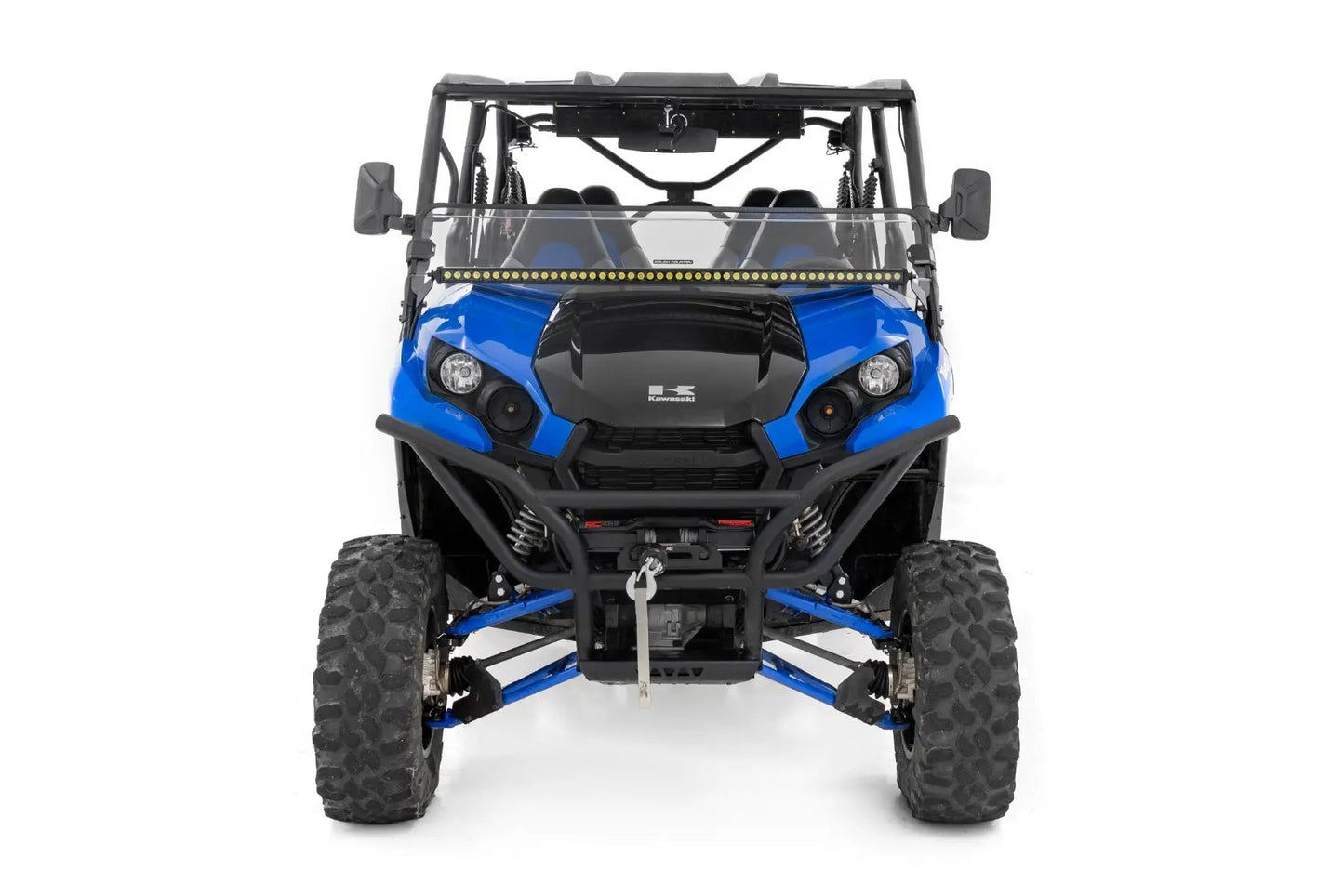 Rough Country LED Light Kit | Cage Mount | 50" Black Single Row | Kawasaki Teryx 800/Teryx4 800 by Rough Country