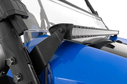 Rough Country LED Light Kit | Cage Mount | 50" Black Single Row | Kawasaki Teryx 800/Teryx4 800 by Rough Country