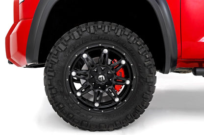 Rough Country Caliper Covers | Front and Rear | Red | Toyota Tundra 2WD/4WD (2022-2026)