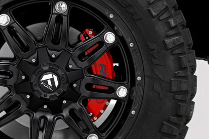 Rough Country Caliper Covers | Front and Rear | Red | Toyota Tundra 2WD/4WD (2022-2026)