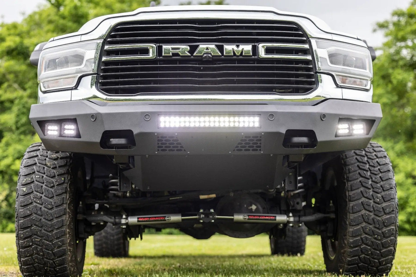 Rough Country N3 Steering Stabilizer | Dual | 2.5-8 Inch Lift | Ram 2500 (14-26)/3500 (13-26) by Rough Country