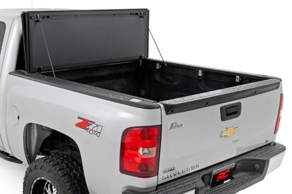 Rough Country Hard Tri-Fold Flip Up Bed Cover | 5'9" Bed | Chevy/GMC 1500 (07-13) by Rough Country