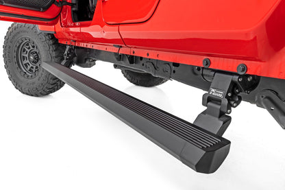 Rough Country Power Running Boards | Dual Electric Motor | Jeep Gladiator JT 4WD (20-25)