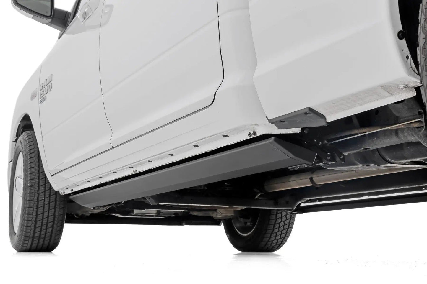 Rough Country Power Running Boards | Dual Electric Motor | Quad Cab | Ram 1500 2WD/4WD (2009-2018 & Classic) by Rough Country