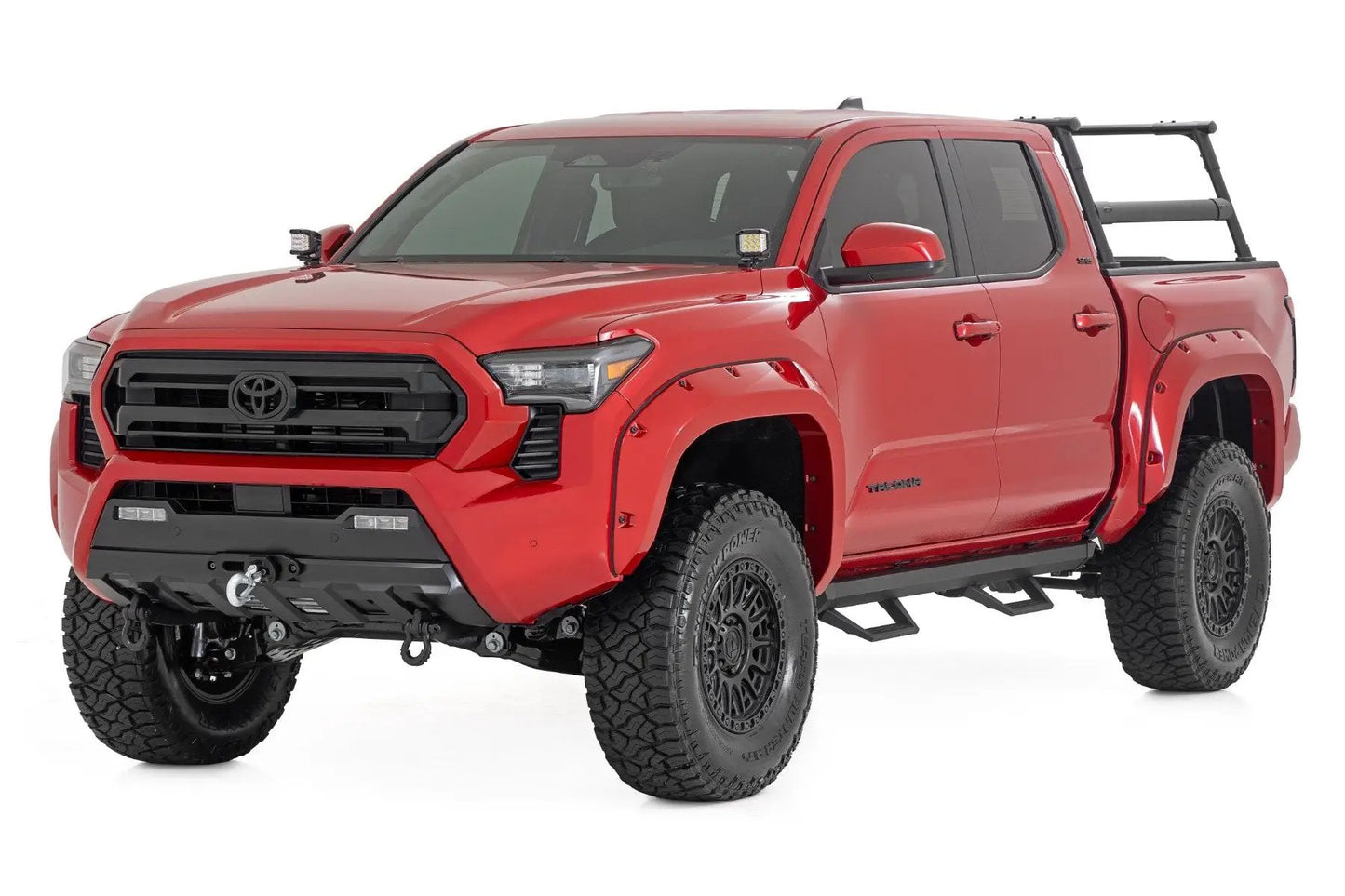 Rough Country SRL2 Adjustable Aluminum Steps | Double Cab | Toyota Tacoma 2WD/4WD (24-25) by Rough Country
