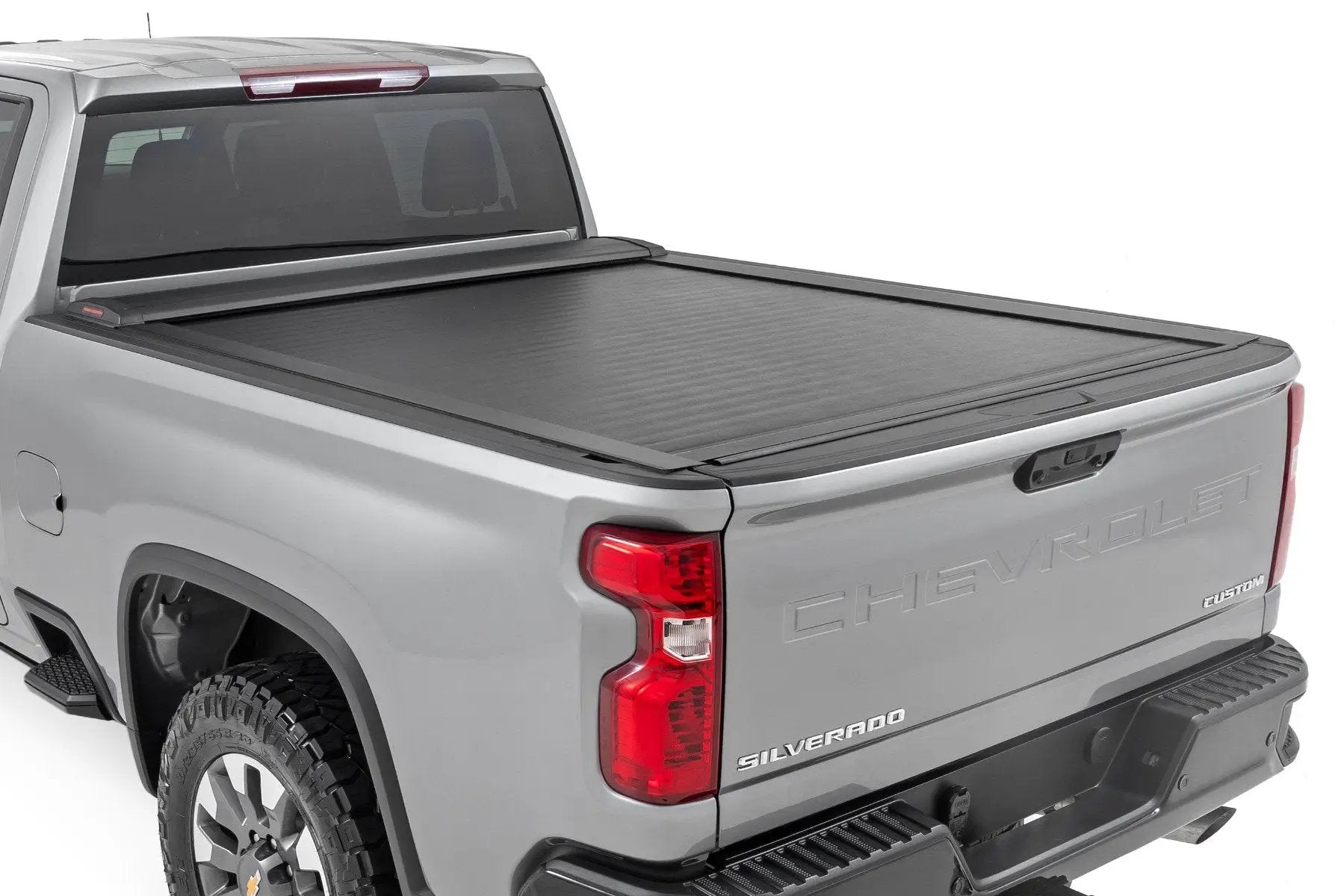 Rough Country Retractable Bed Cover | 6'9" Bed | Chevy/GMC 2500HD/3500HD (20-26) by Rough Country
