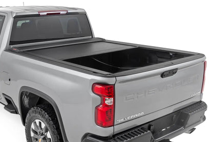 Rough Country Retractable Bed Cover | 6'9" Bed | Chevy/GMC 2500HD/3500HD (20-26) by Rough Country