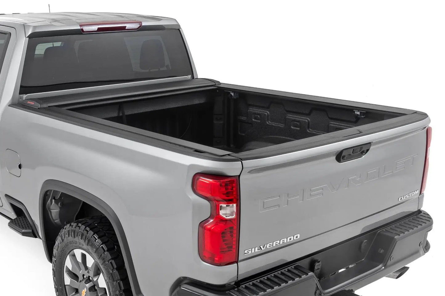 Rough Country Retractable Bed Cover | 6'9" Bed | Chevy/GMC 2500HD/3500HD (20-26) by Rough Country