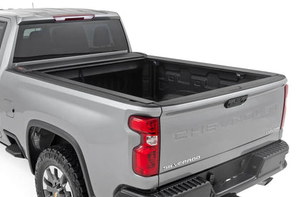 Rough Country Retractable Bed Cover | 6'9" Bed | Chevy/GMC 2500HD/3500HD (20-26) by Rough Country