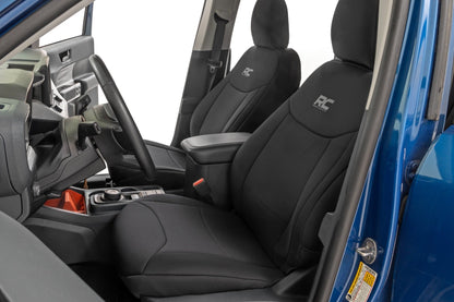 Fundas de Asiento | Delanteras y Traseras C/Reposabrazos | Doble Cabina | Ford Maverick 2WD/4WD (22-26)