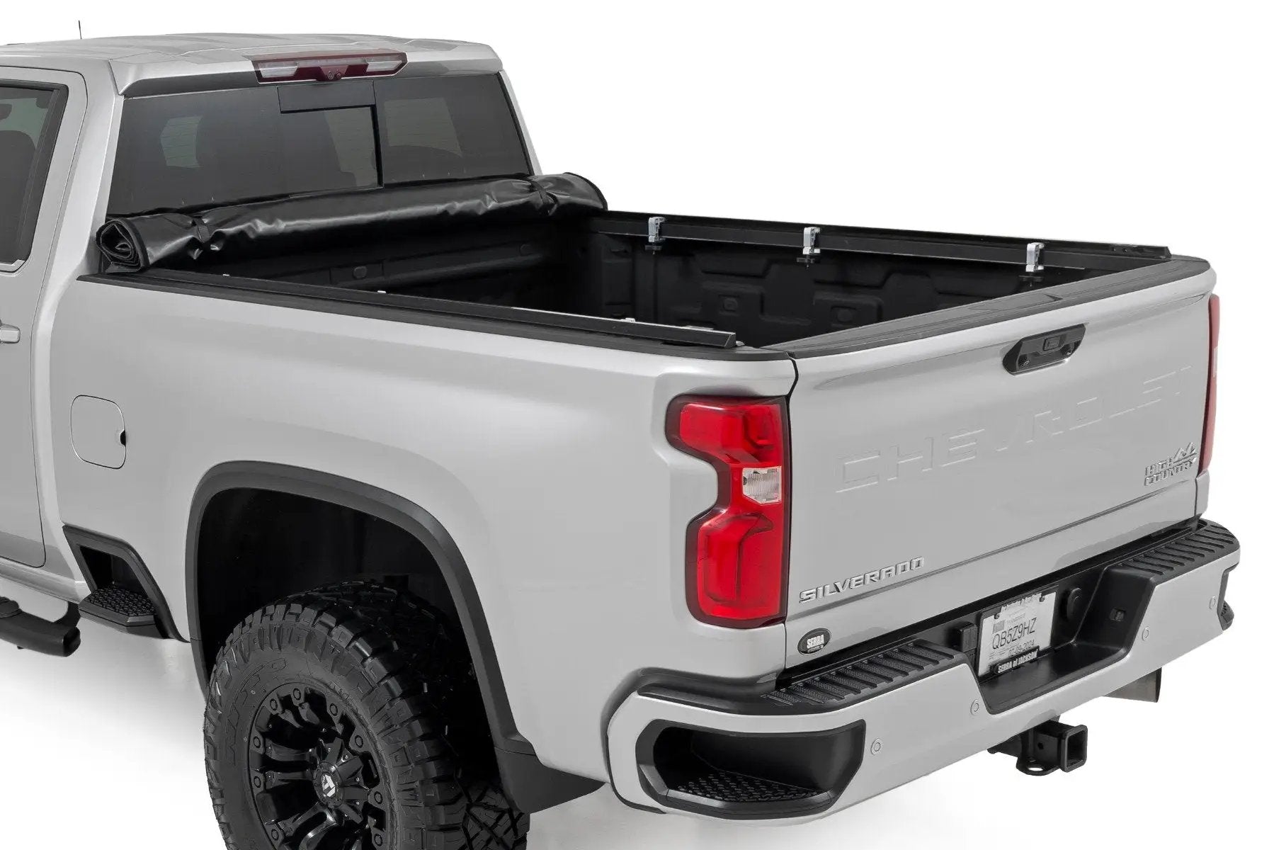 Rough Country Soft Roll Up Bed Cover | 6'9" Bed | Chevy/GMC 2500HD/3500HD (20-26) by Rough Country