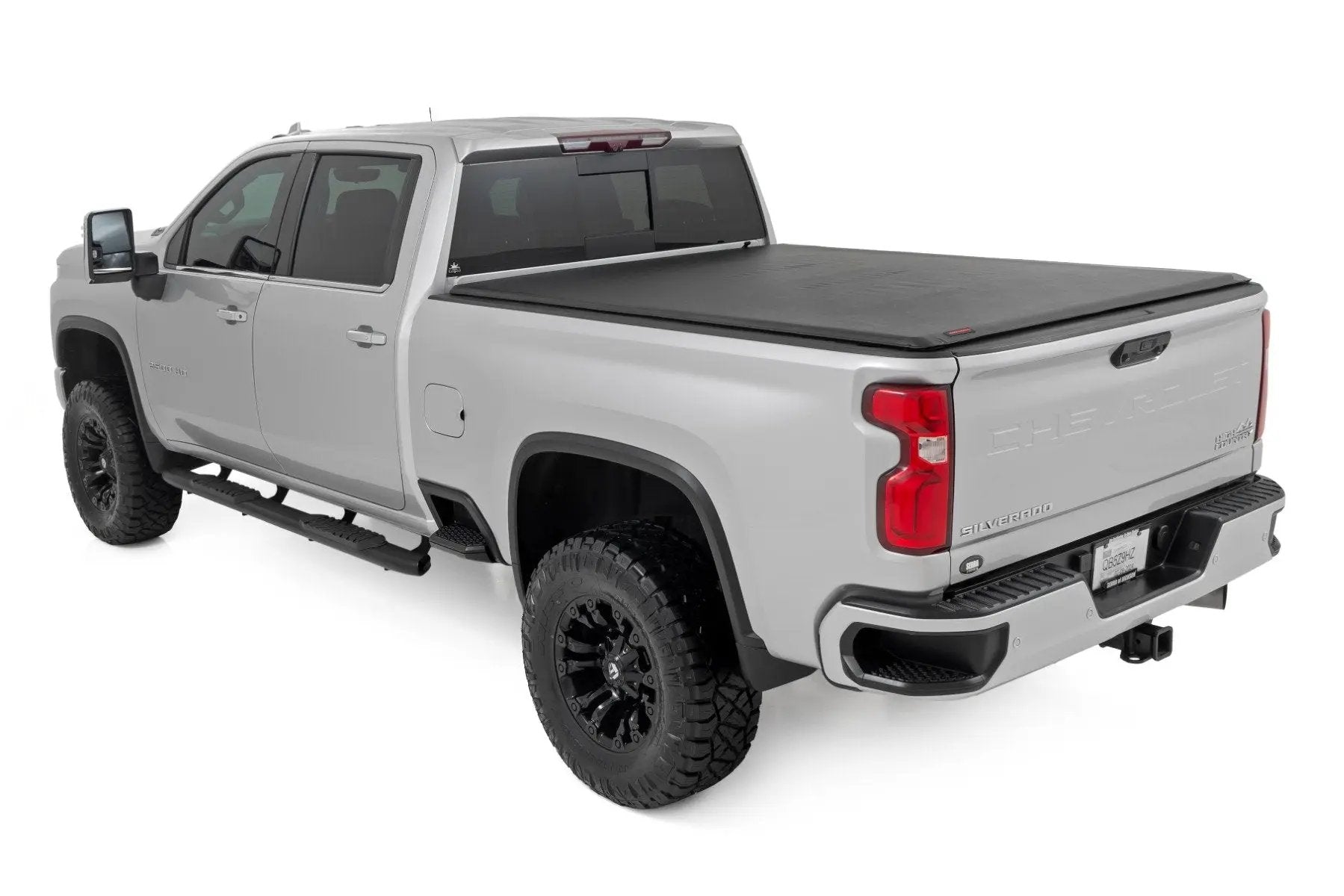 Rough Country Soft Roll Up Bed Cover | 6'9" Bed | Chevy/GMC 2500HD/3500HD (20-26) by Rough Country