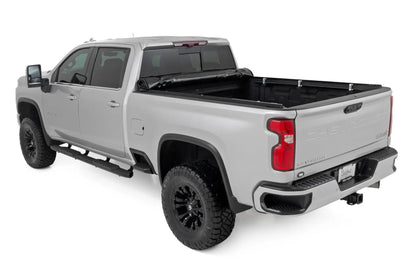 Rough Country Soft Roll Up Bed Cover | 6'9" Bed | Chevy/GMC 2500HD/3500HD (20-26) by Rough Country