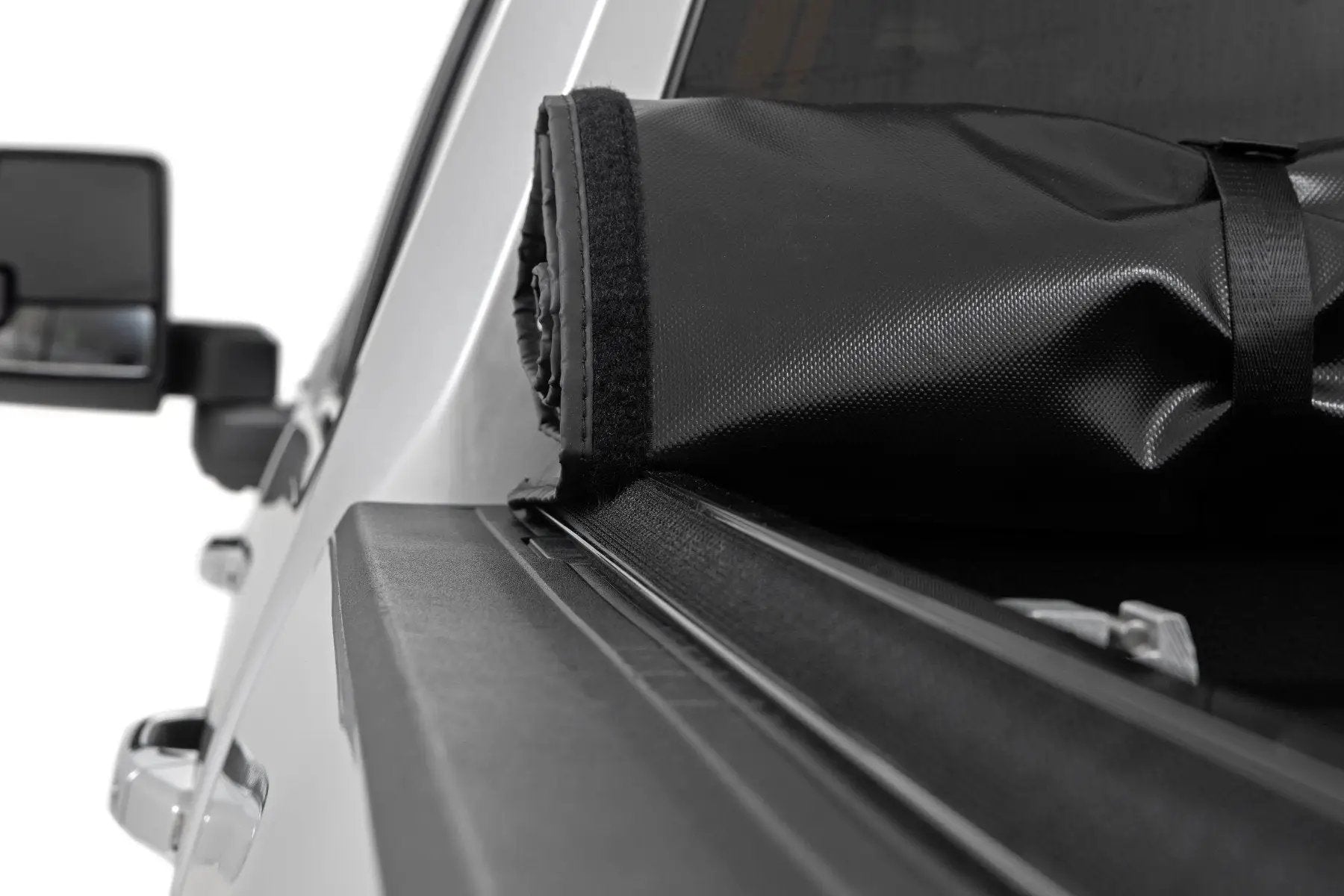 Rough Country Soft Roll Up Bed Cover | 6'9" Bed | Chevy/GMC 2500HD/3500HD (20-26) by Rough Country
