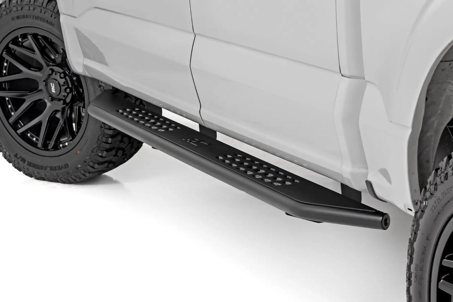 Rough Country OV2 Running Boards | Side Step Bars | Crew Cab | Ford F-150/Lightning/F-250/F-350 (15-26) by Rough Country