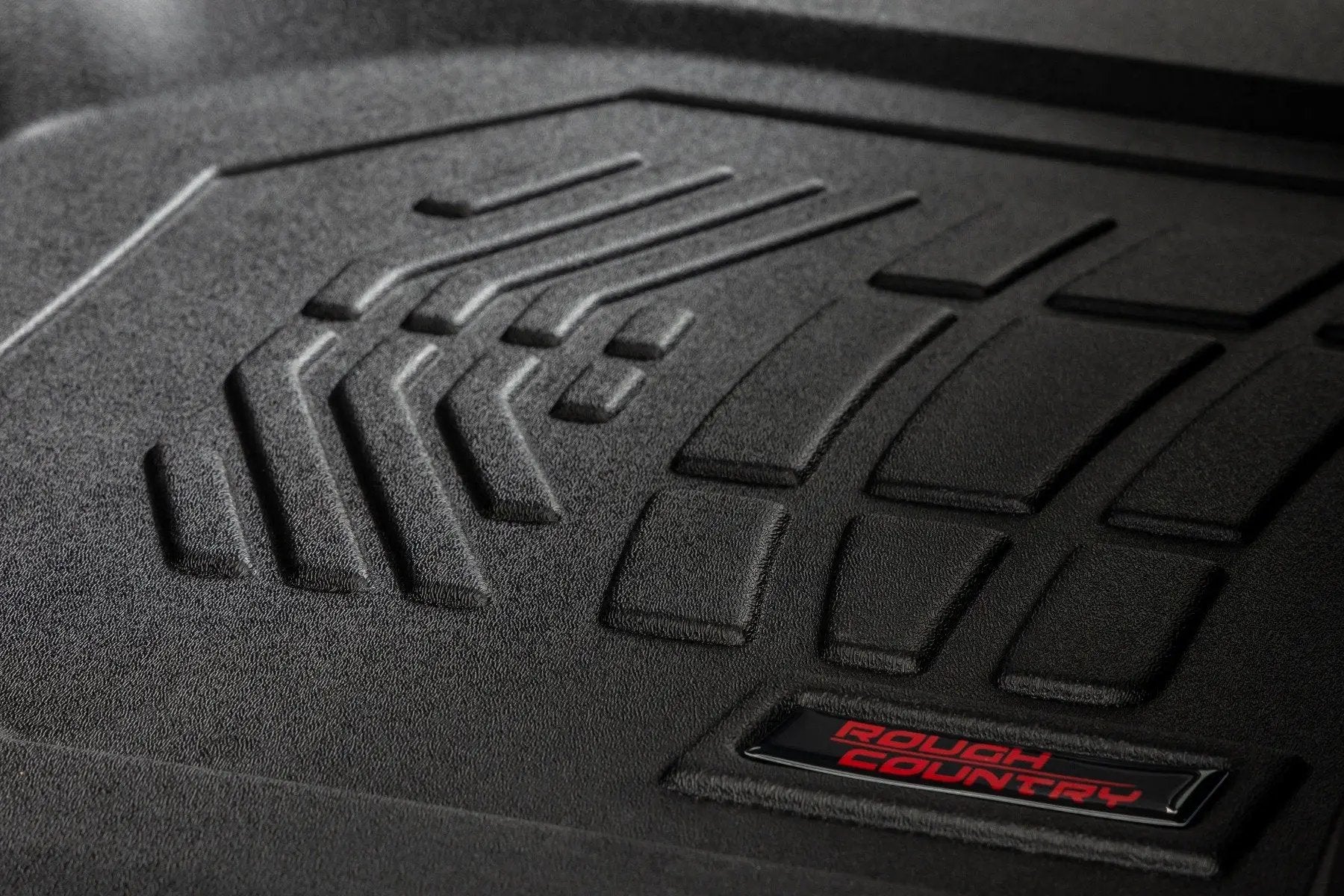 Rough Country Floor Mats | FR Bucket | Crew | Chevy/GMC 1500/2500HD/3500HD (19-26) by Rough Country