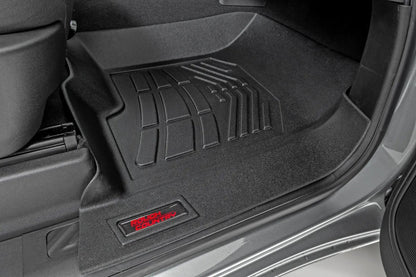 Rough Country Floor Mats | FR Bucket | Crew | Chevy/GMC 1500/2500HD/3500HD (19-26) by Rough Country
