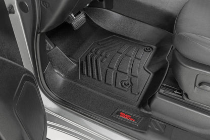 Rough Country Floor Mats | FR Bucket | Crew | Chevy/GMC 1500/2500HD/3500HD (19-26) by Rough Country