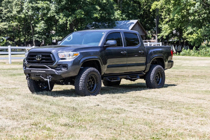 Rough Country Front Bumper | Hybrid | 12000-Lb Pro Series Winch | Synthetic Rope | Toyota Tacoma (16-23) by Rough Country
