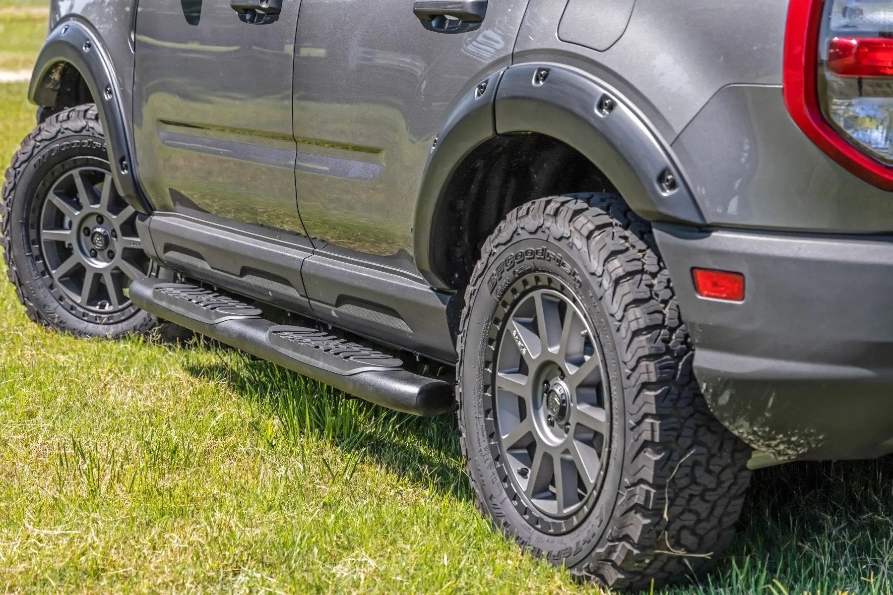 Rough Country Oval Nerf Steps | Black | Ford Bronco Sport 4WD (2021-2026) by Rough Country