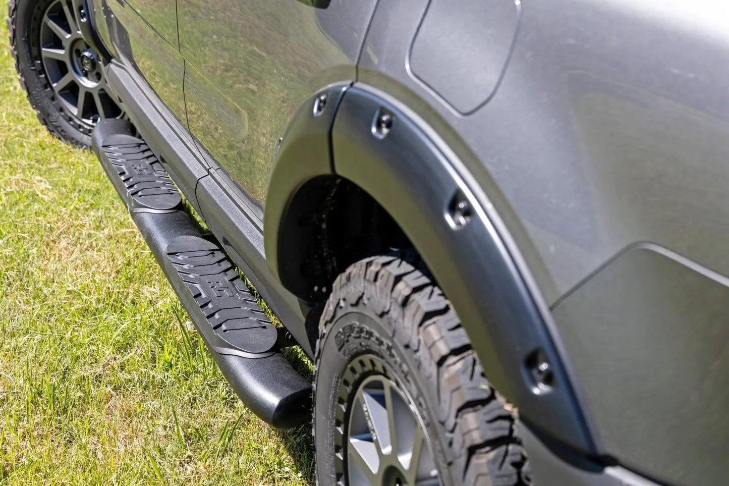 Rough Country Oval Nerf Steps | Black | Ford Bronco Sport 4WD (2021-2026) by Rough Country