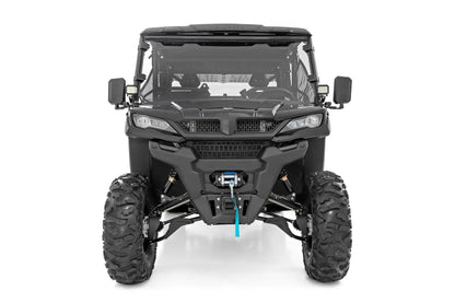 Rough Country LED Light Kit | Cage Mount | 2" Black Pair | Amber DRL | CFMOTO UFORCE 1000 by Rough Country