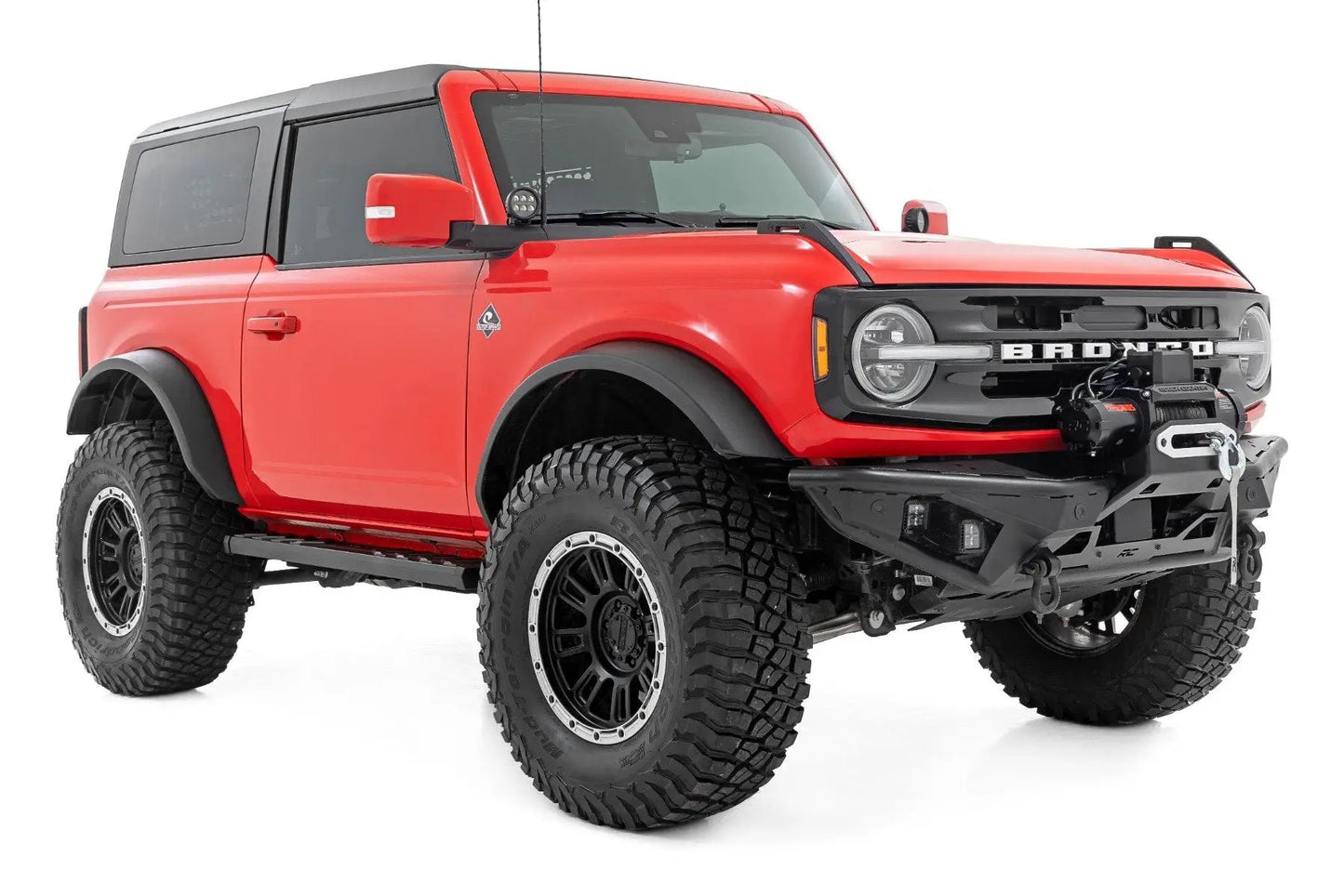 Rough Country BA2 Running Boards | Side Step Bars | 2-Door | Ford Bronco (2 Door) (21-25) by Rough Country
