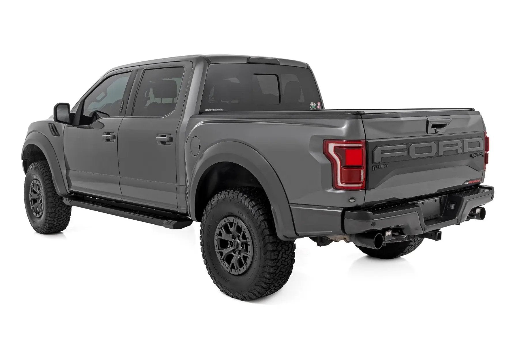 Rough Country HD2 Aluminum Running Boards | Crew Cab | Ford F-150/Lightning/F-250/F-350/Raptor (15-26) by Rough Country