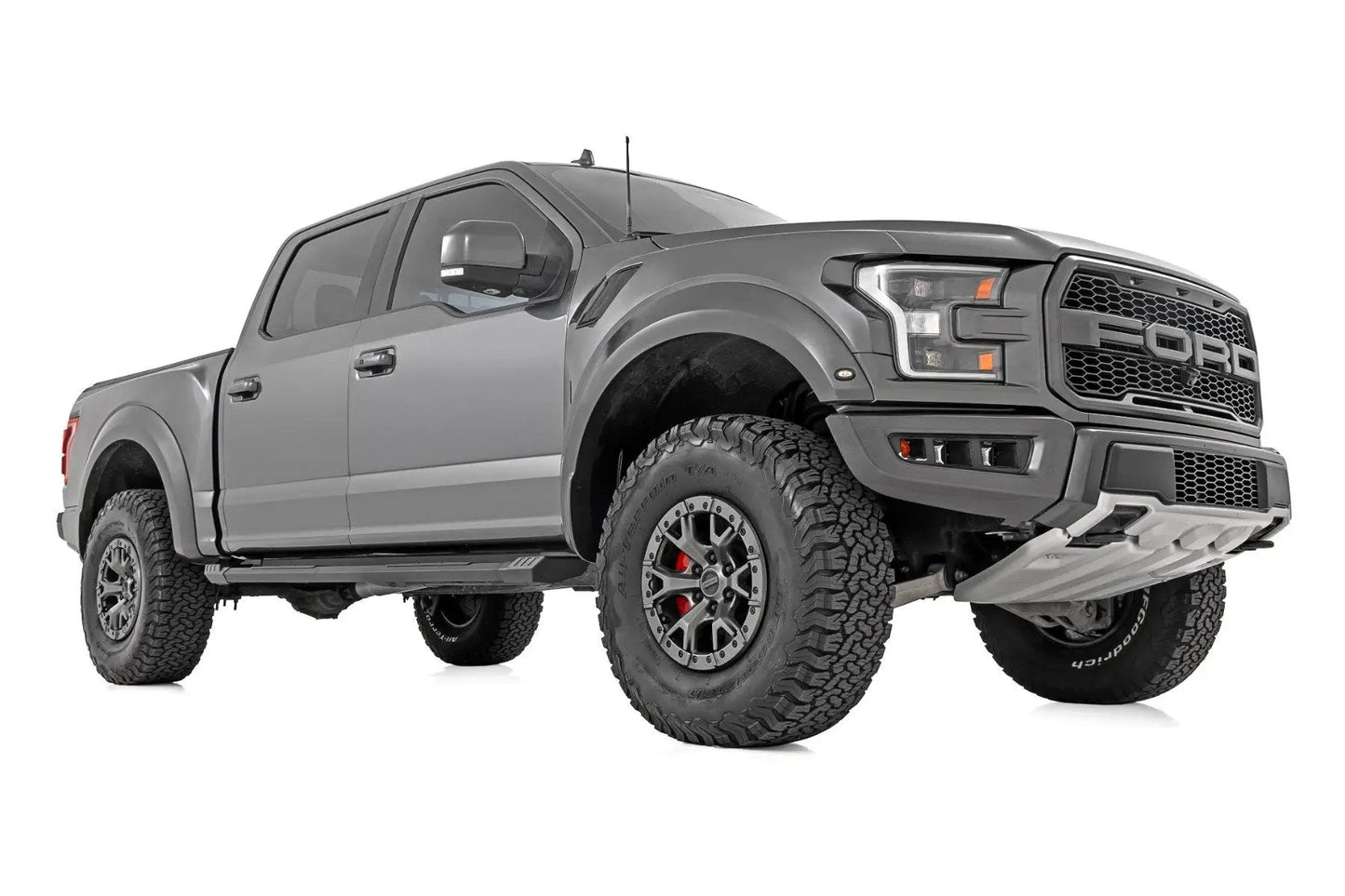Rough Country HD2 Aluminum Running Boards | Crew Cab | Ford F-150/Lightning/F-250/F-350/Raptor (15-26) by Rough Country