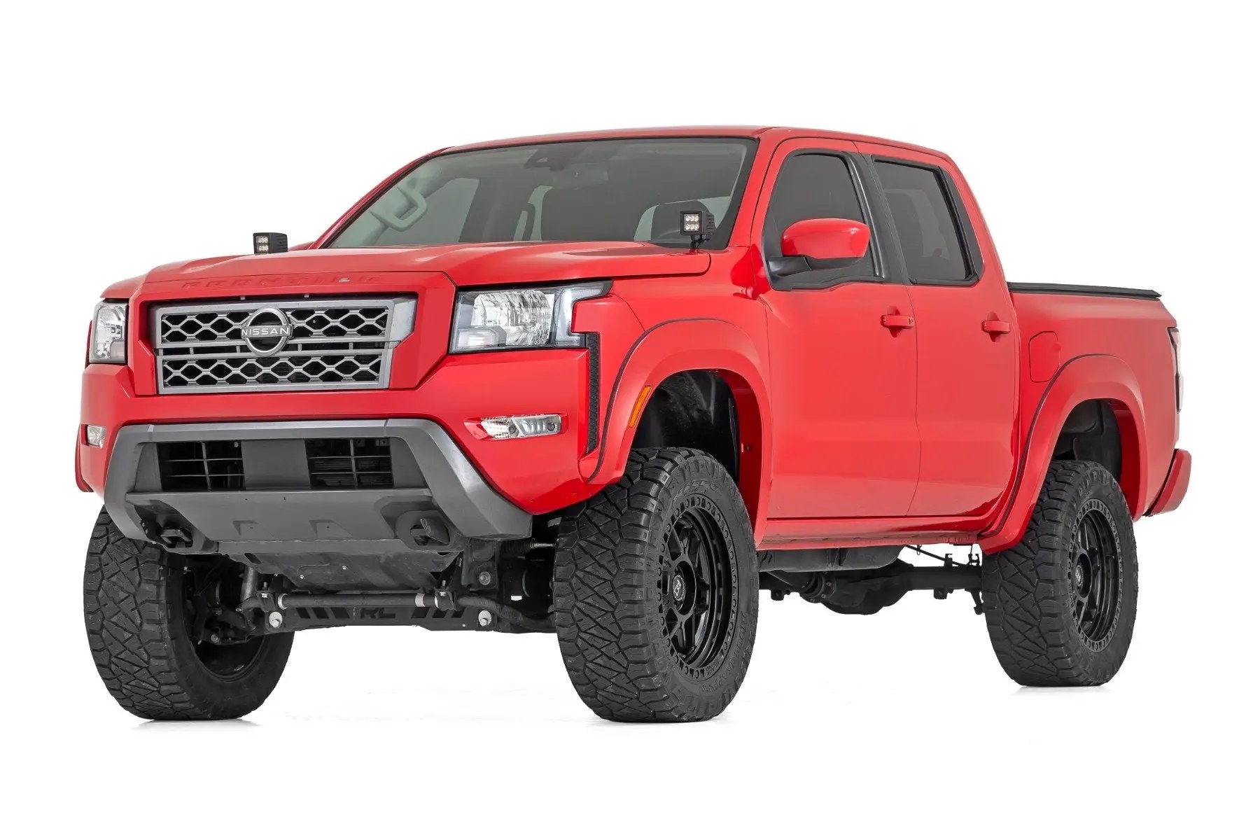 Rough Country Fender Flares | Sport | QAK Glacier White | Nissan Frontier 2WD/4WD (22-26) by Rough Country