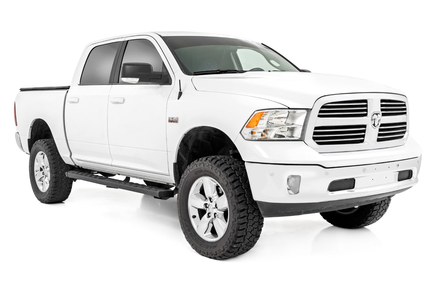 Rough Country BA2 Running Board | Side Step Bars | Ram 1500/2500/3500 2WD/4WD (2010-2025 & Classic)